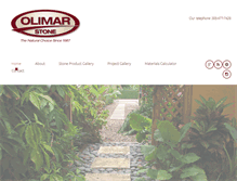 Tablet Screenshot of olimarstone.com